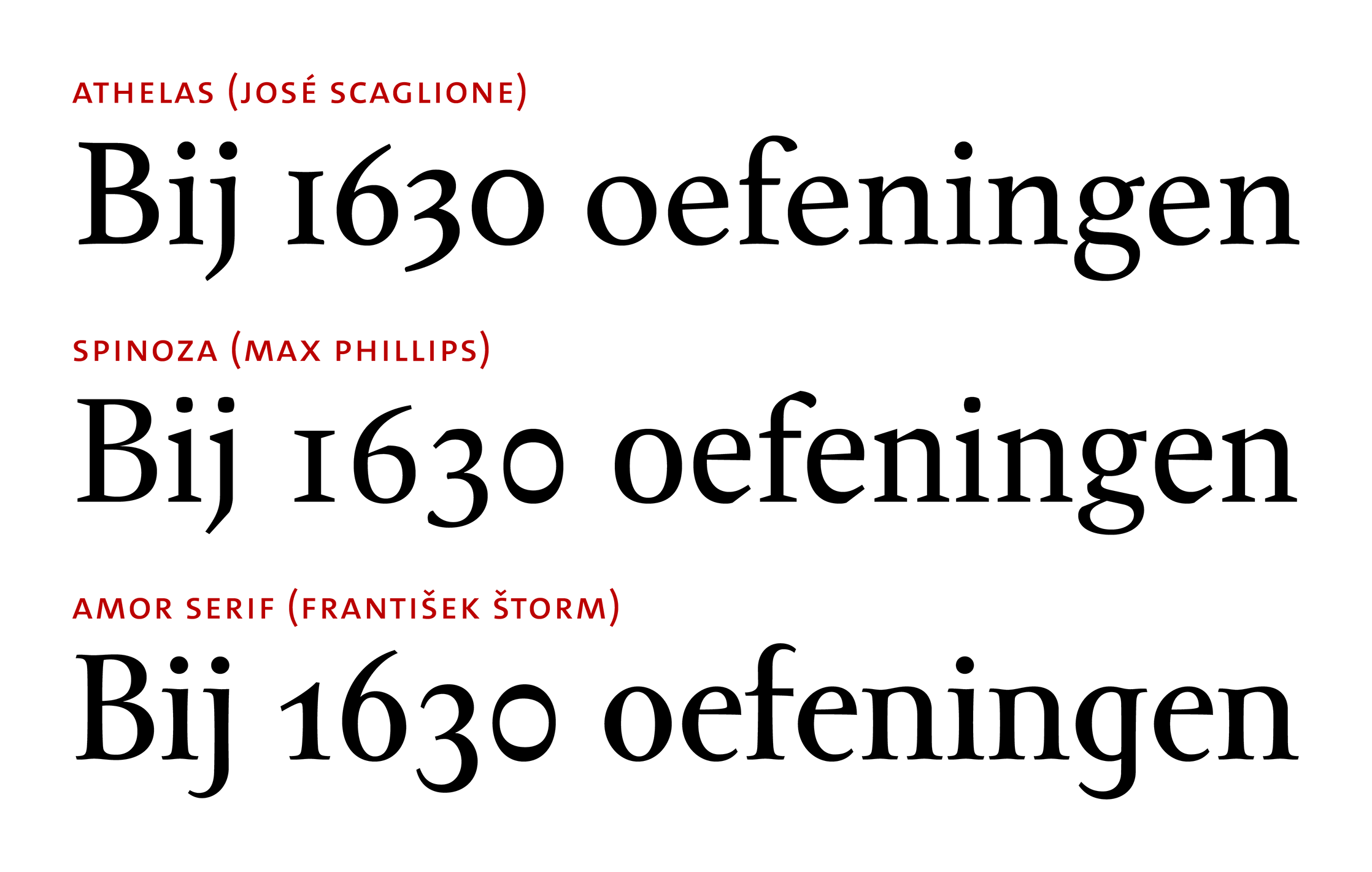 Contrast axis changes between zero and oh glyphs