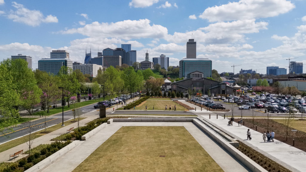 Panorama der Innenstadt von Nashville